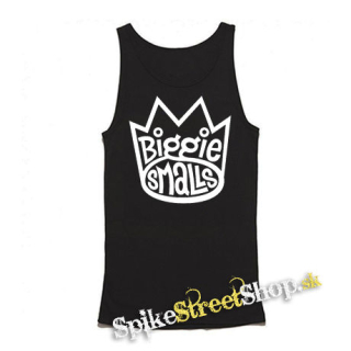 BIGGIE SMALLS - Logo - Mens Vest Tank Top - čierne tielko