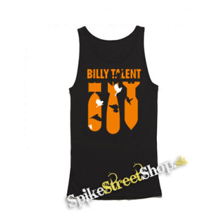 BILLY TALENT - Bombs Orange - Mens Vest Tank Top - čierne tielko