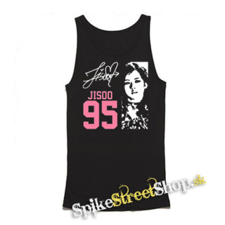 BLACKPINK - Jisoo 95 Signature Portrait - Mens Vest Tank Top - čierne tielko