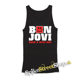 BON JOVI - Have A Nice Day - Mens Vest Tank Top - čierne tielko