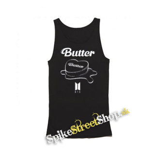 BTS - BANGTAN BOYS - Butter - Mens Vest Tank Top - čierne tielko