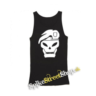 CALL OF DUTY  - Lebka - Mens Vest Tank Top - čierne tielko