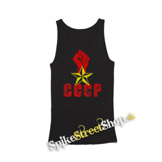 CCCP - Mens Vest Tank Top - čierne tielko