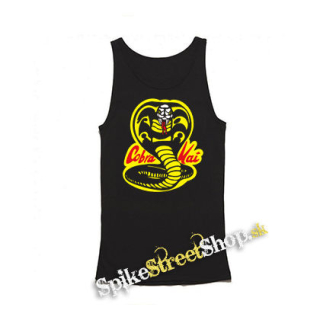 COBRA KAI - Red Logo - Mens Vest Tank Top - čierne tielko