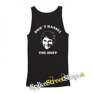 DAVID HASSELHOFF - Don't Hassel - Mens Vest Tank Top - čierne tielko