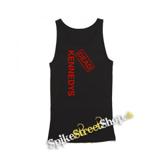 DEAD KENNEDYS - Red Logo 2 - Mens Vest Tank Top - čierne tielko