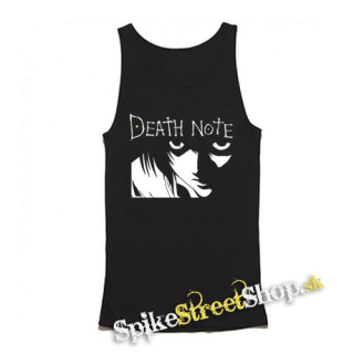 DEATH NOTE - Logo And Portrait - Mens Vest Tank Top - čierne tielko