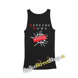 DEPECHE MODE - Wrong - Mens Vest Tank Top - čierne tielko
