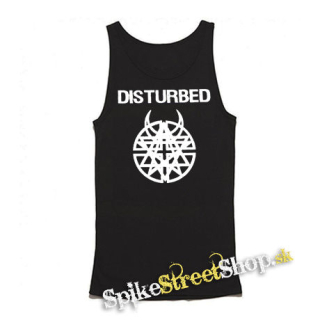DISTURBED - Logo - Mens Vest Tank Top - čierne tielko