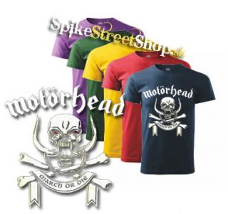 MOTORHEAD - March Or Die - farebné pánske tričko