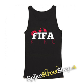 FIFA KING - Mens Vest Tank Top - čierne tielko