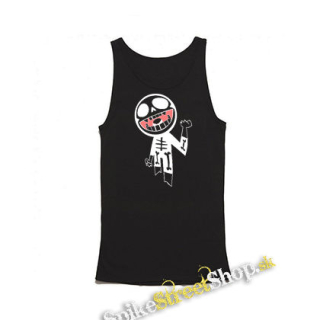 GORILLAZ - Bonesy - Mens Vest Tank Top - čierne tielko