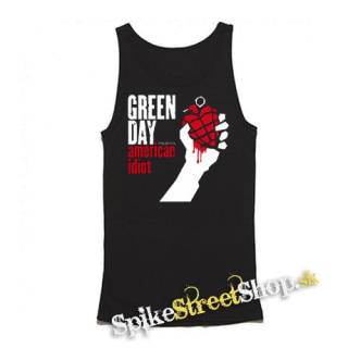 GREEN DAY - American Idiot - Mens Vest Tank Top - čierne tielko