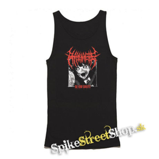 HANABIE - We Love Sweets - Mens Vest Tank Top - čierne tielko