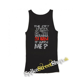 HOLLYWOOD UNDEAD - City - Mens Vest Tank Top - čierne tielko