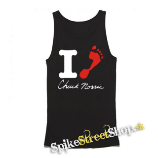 CHUCK NORRIS - I Love Chuck Norris - Mens Vest Tank Top - čierne tielko