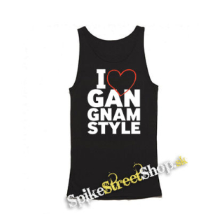 I LOVE GANGNAM STYLE - Mens Vest Tank Top - čierne tielko