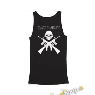 IRON MAIDEN - A Matter Of Life And Death - Mens Vest Tank Top - čierne tielko