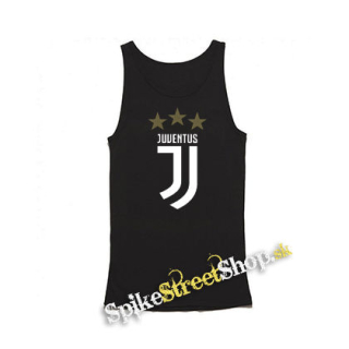 JUVENTUS FC - Logo Motive 2 Gold Star - Mens Vest Tank Top - čierne tielko