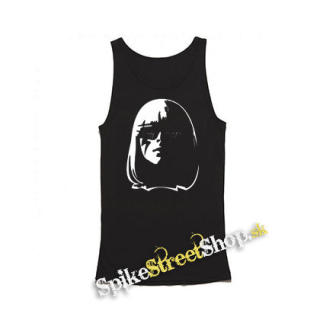 LADY GAGA - Portrait - Mens Vest Tank Top - čierne tielko
