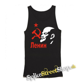 LENIN - Mens Vest Tank Top - čierne tielko
