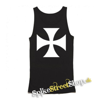 MALTESE CROSS - Mens Vest Tank Top - čierne tielko