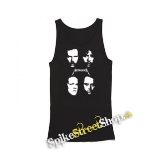 METALLICA - Band Portrait Black Album - Mens Vest Tank Top - čierne tielko