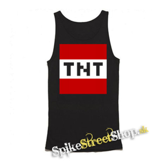MINECRAFT - TNT - Mens Vest Tank Top - čierne tielko