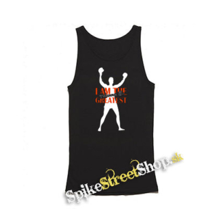 MUHAMMAD ALI - I Am The Greatest - Mens Vest Tank Top - čierne tielko
