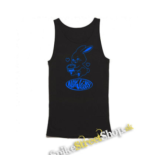 NEWJEANS - Logo & Bunny - Mens Vest Tank Top - čierne tielko