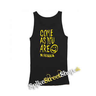 NIRVANA - Come As You Are - Mens Vest Tank Top - čierne tielko