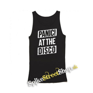 PANIC AT THE DISCO - Big Logo - Mens Vest Tank Top - čierne tielko