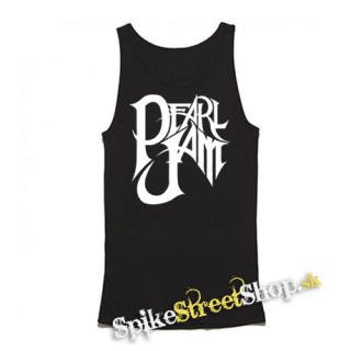 PEARL JAM - Logo Graffiti - Mens Vest Tank Top - čierne tielko
