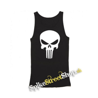 PUNISHER - Skull - Mens Vest Tank Top - čierne tielko