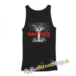 RAMONES - The Family Tree - Mens Vest Tank Top - čierne tielko