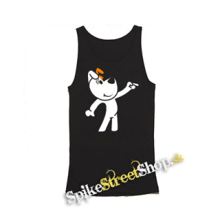 REX - Mens Vest Tank Top - čierne tielko