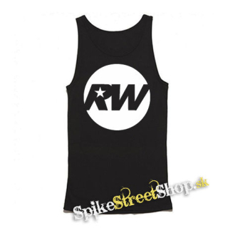 ROBBIE WILLIAMS - Logo - Mens Vest Tank Top - čierne tielko