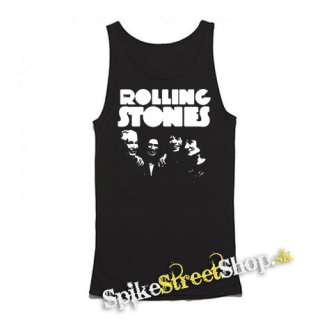 ROLLING STONES - Smile Band Forever - Mens Vest Tank Top - čierne tielko