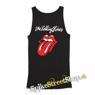 ROLLING STONES - Tongue - Mens Vest Tank Top - čierne tielko