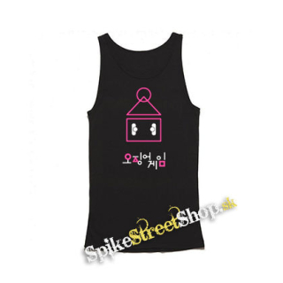 SQUID GAME - Arena - Mens Vest Tank Top - čierne tielko