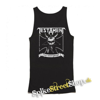 TESTAMENT - 25th Anniversary - Mens Vest Tank Top - čierne tielko