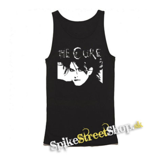 THE CURE - Robert Smith Nosferatu Portrait - Mens Vest Tank Top - čierne tielko