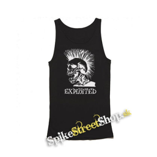 THE EXPLOITED - Skull - Mens Vest Tank Top - čierne tielko