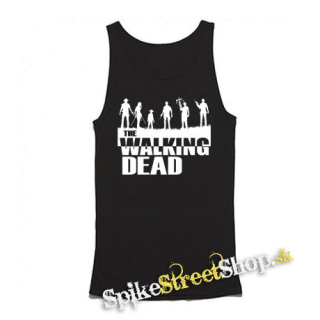 THE WALKING DEAD - Silhouette - Mens Vest Tank Top - čierne tielko