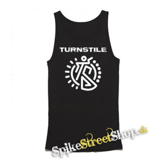 TURNSTILE - Logo Crest - Mens Vest Tank Top - čierne tielko