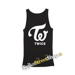 TWICE - Logo - Mens Vest Tank Top - čierne tielko