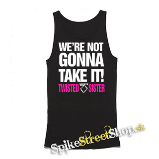TWISTED SISTER - Were Not Gonna Take It - Mens Vest Tank Top - čierne tielko