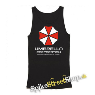 UMBRELLA CORPORATION - Our Business Is Life Itself - Mens Vest Tank Top - čierne tielko