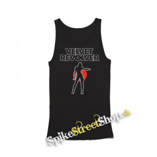 VELVET REVOLVER - Logo - Mens Vest Tank Top - čierne tielko