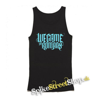 WE CAME AS ROMANS - Cyan Logo - Mens Vest Tank Top - čierne tielko